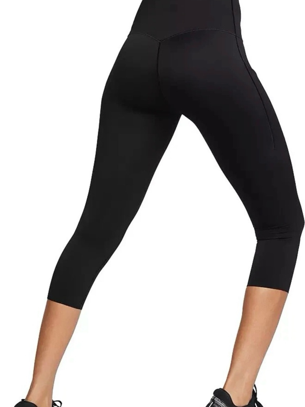 Nike Dri-FIT Go Firm-Support High-Waisted Cropped Tighs - with Side Pocket - Picture 3 of 12